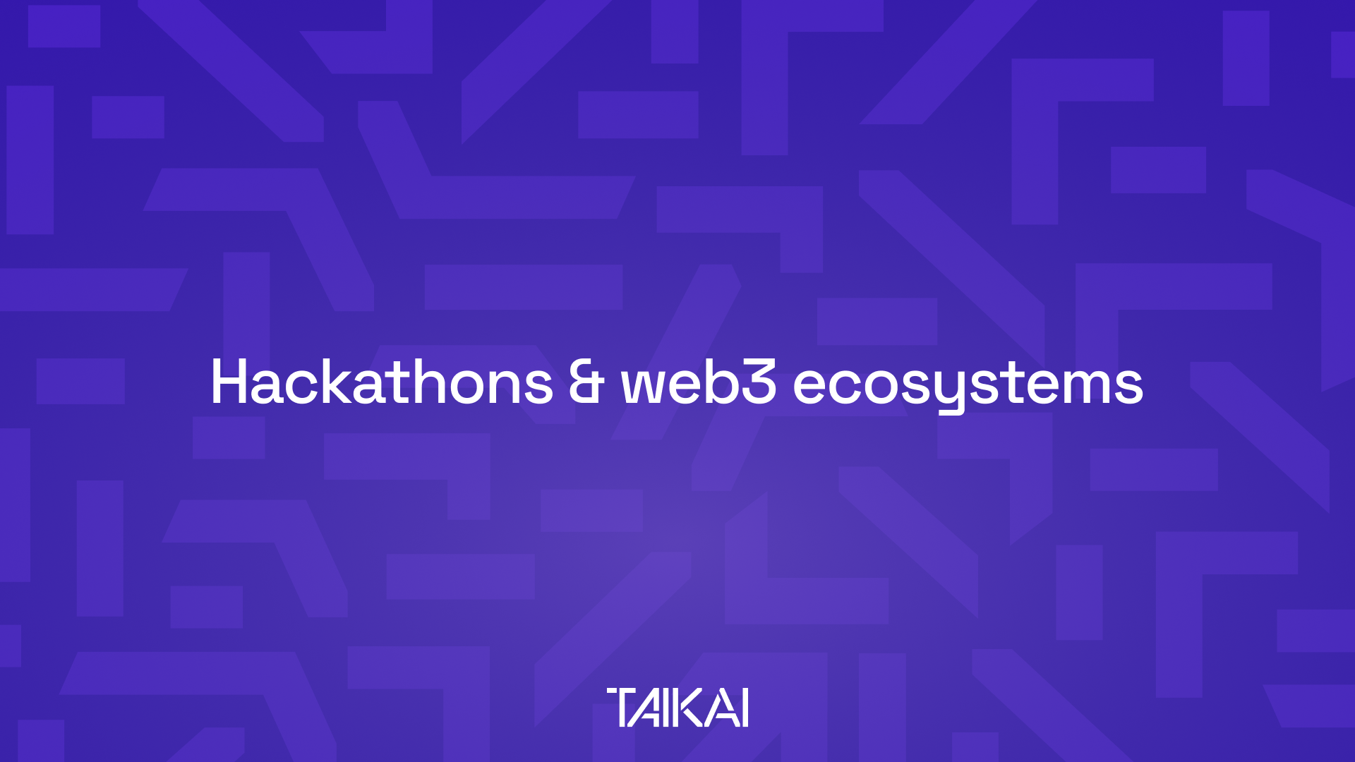 How hackathons drive growth in web3 ecosystems